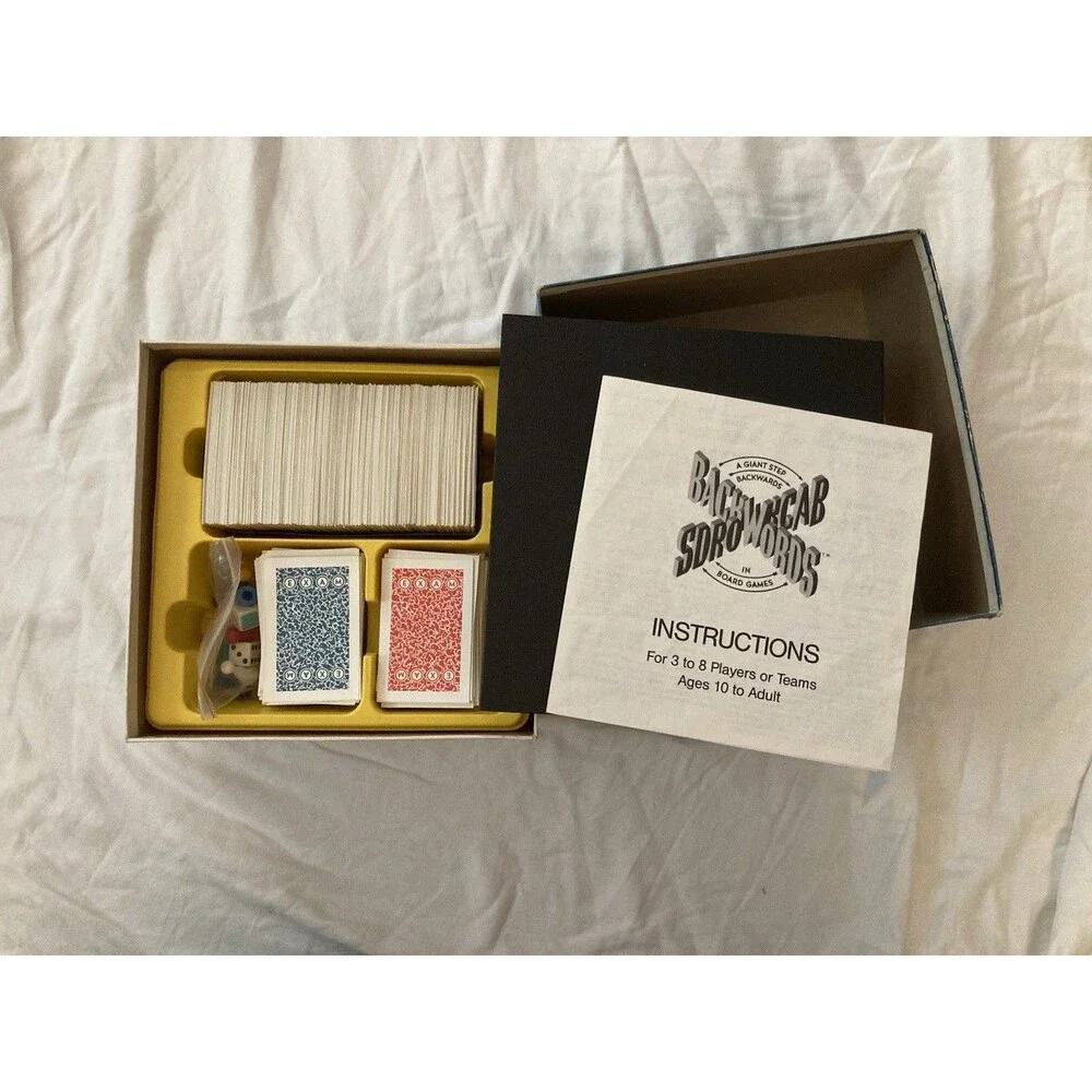 Backwords Sdrowkcab Board Game | 3-8 Players | Ages 10+
